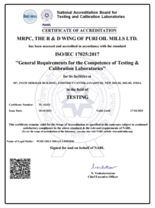 MRPC Certificate